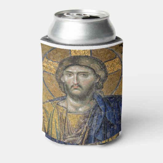 キリスト・パントクリエーターMosiac象徴的な宗教的ローマA 缶クーラー (缶裏面)