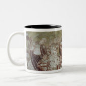 キリスト(フレスコ画) (95750の詳細)に接吻しているJudas ツートーンマグカップ (左)