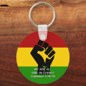 キリスト・ブラック・ヒストリー月間で全て1回 キーホルダー (正面)