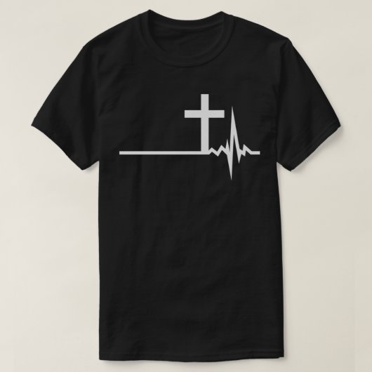 キリスト・プレミアムで生きている Tシャツ (デザイン正面)