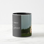 キリスト-尖塔の虹のジョンソン果樹園教会 マグカップ (中央)