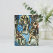 キリスト、「最後の審判」からの詳細 ポストカード (スタンド正面)