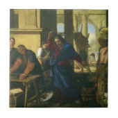 キリスト　神殿の清め タイル (正面)