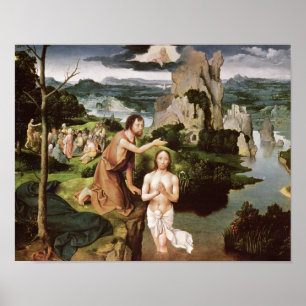 キリスト、c.1515の洗礼 ポスター