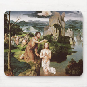 キリスト、c.1515の洗礼 マウスパッド