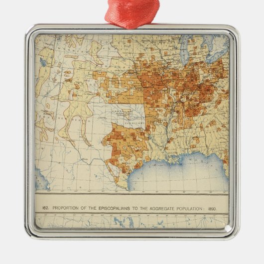 キリスト、Episcopalians 1890年の39人の弟子 メタルオーナメント (正面)