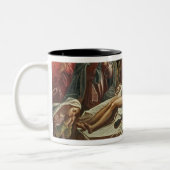 キリスト、Villabrancaの埋葬 ツートーンマグカップ (左)