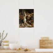 キリストAの柱の情熱を汚すイエス ポスター (キッチン)