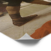 キリストAの柱の情熱を汚すイエス ポスター (角)