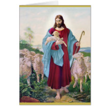 キリストBernard Plockhorst 1878年よい羊飼い