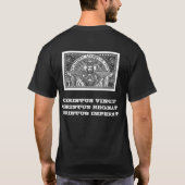 キリストT-Shirt王 Tシャツ (裏面)