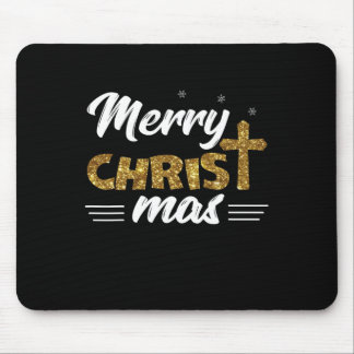 キリスメリートマスおもしろいクリスマス家族マッチングG マウスパッド