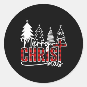 キリスメリートマスクリスチャンイエスクリスマスプジャスクスマス ラウンドシール