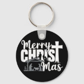 キリスメリートマスクリスチャンクリスマスイエズファミリー キーホルダー (正面)