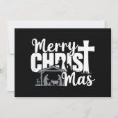 キリスメリートマスクリスチャンクリスマスイエズファミリー シーズンカード (正面)