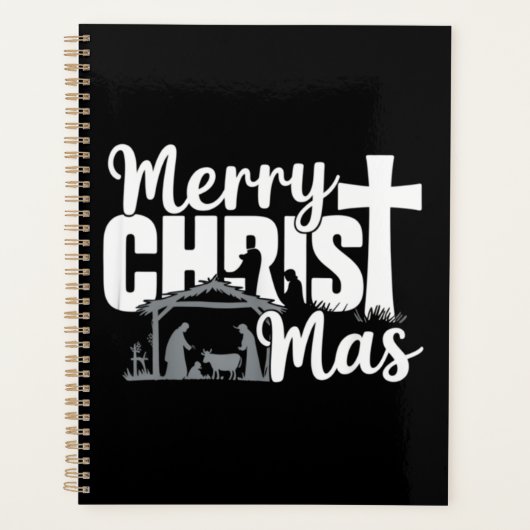 キリスメリートマスクリスチャンクリスマスイエズファミリー プランナー手帳 (正面)