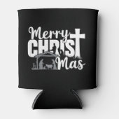 キリスメリートマスクリスチャンクリスマスイエズファミリー 缶クーラー (正面)