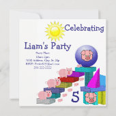 キリダンブルデイイビスターションカード 招待状 (裏面)