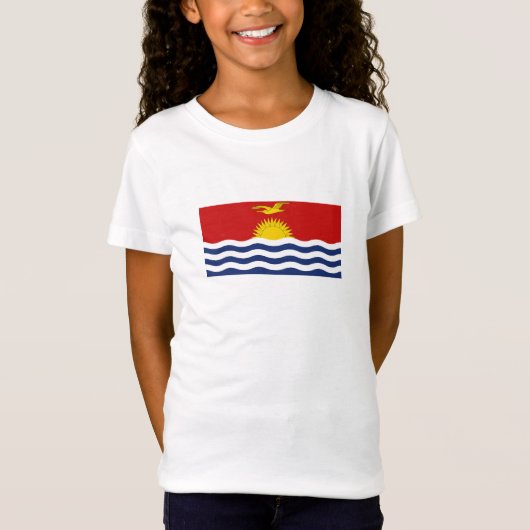 キリバスの国旗 Tシャツ (正面)