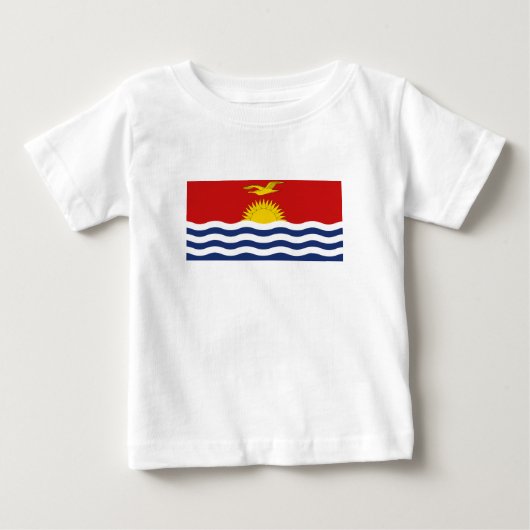 キリバスの旗 ベビーTシャツ (正面)
