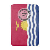 キリバス共和国の旗 バスマット (正面縦)