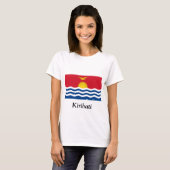 キリバス共和国の旗 Tシャツ (正面フル)