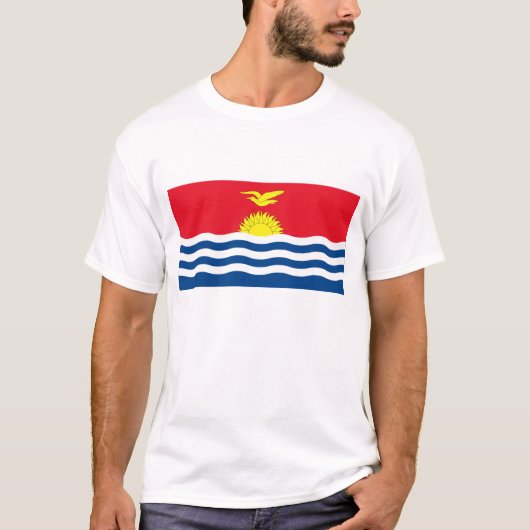 キリバス共和国の旗 Tシャツ (正面)