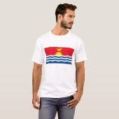 キリバス共和国の旗 Tシャツ (正面フル)