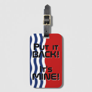 キリバス国おもしろい旗 ラゲッジタグ