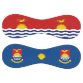 キリバス国旗と紋章愛国心 ソフトボール (パネル)