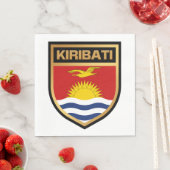 キリバス国旗の盾 スタンダードランチョンナプキン (インサイチュ)