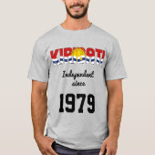 キリバス国旗独立お祝い Tシャツ (正面)