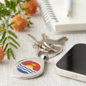 キリバス国旗 キーホルダー (側面)