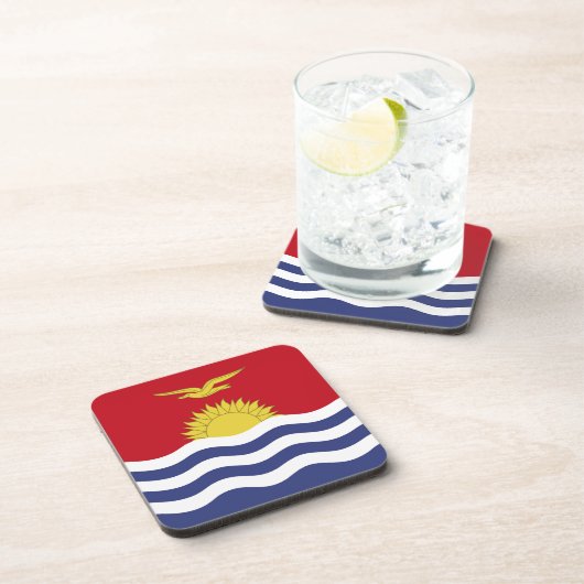 キリバス国旗 コースター (右側)