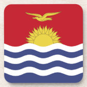 キリバス国旗 コースター (正面)