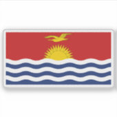 キリバス国旗 シール (正面)
