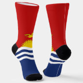 キリバス国旗 ソックス (傾斜あり)