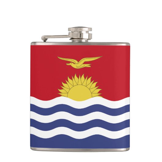 キリバス国旗 フラスク (正面)
