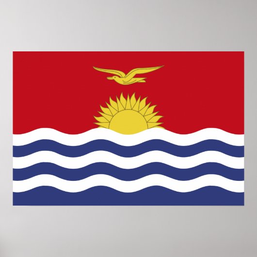 キリバス国旗 ポスター (正面)
