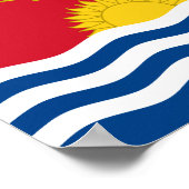 キリバス国旗 ポスター (角)