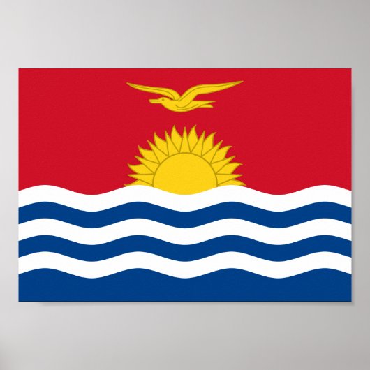 キリバス国旗 ポスター (正面)
