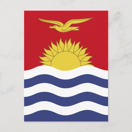 キリバス国旗 ポストカード (正面)