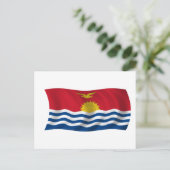 キリバス国旗 ポストカード (スタンド正面)