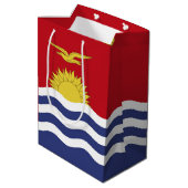 キリバス国旗 ミディアムペーパーバッグ (裏面アングル)