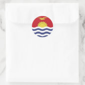 キリバス国旗 ラウンドシール (バッグ)