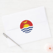 キリバス国旗 ラウンドシール (封筒)