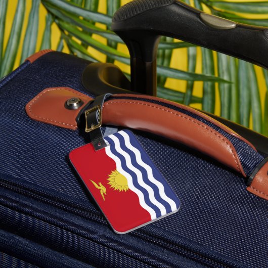 キリバス国旗 ラゲッジタグ (正面インサイチュ1)