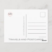 キリバス – なびく国旗 –  ポストカード (裏面)