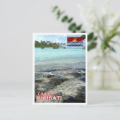 キリバス – ラグーン – パノラマ –  ポストカード (スタンド正面)