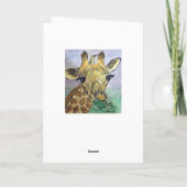 キリパーソナライズされたンアートのバースデーカードフレンドなど カード (裏面)